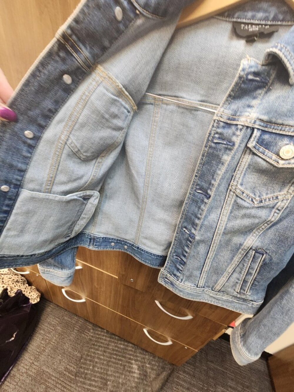 Talbots denim jacket - Picture 3 of 5